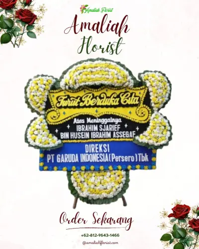 Papan Bunga Duka di Tegalarum
