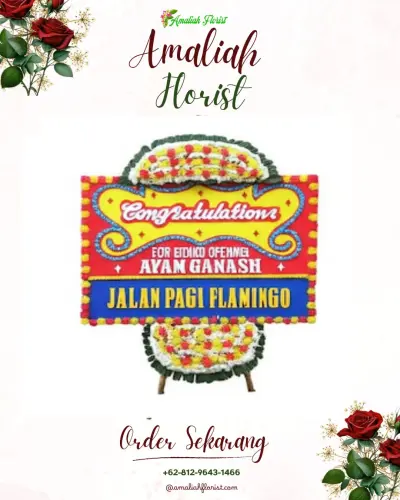 Bunga Papan Congratulation di Tegalarum